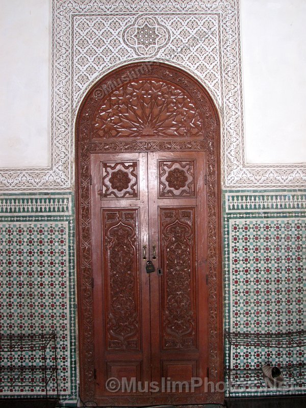Details of the Ben Youssef Mosque